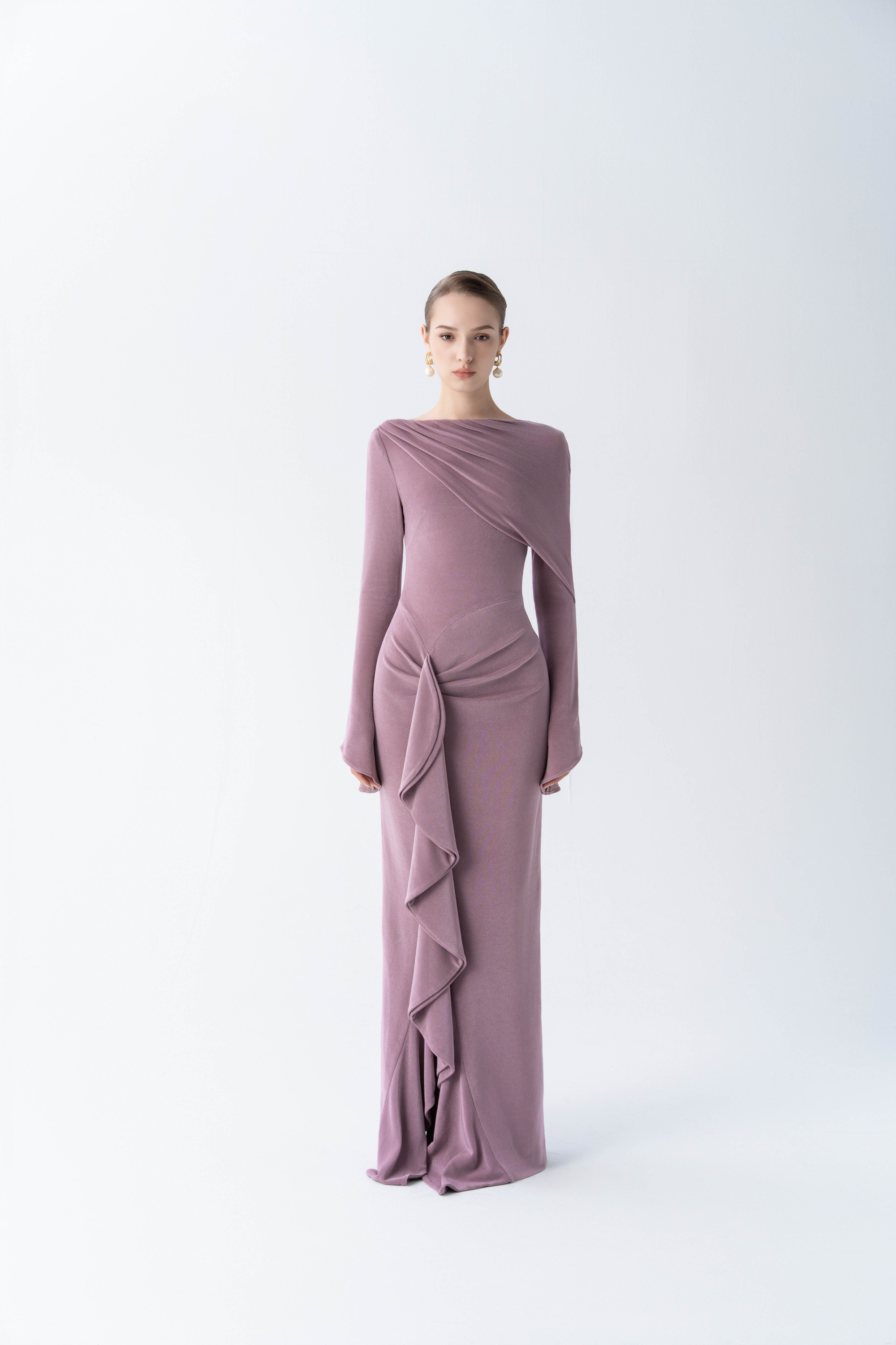 Starlit Ruffle Gown