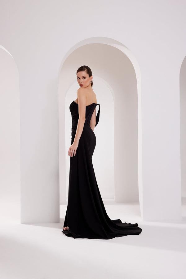 Strapless Evening Gown N0473