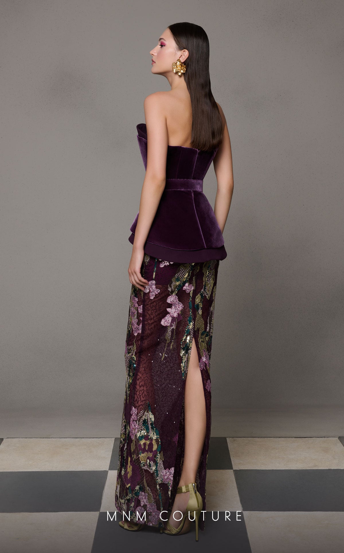 Strapless Evening Gown N0620