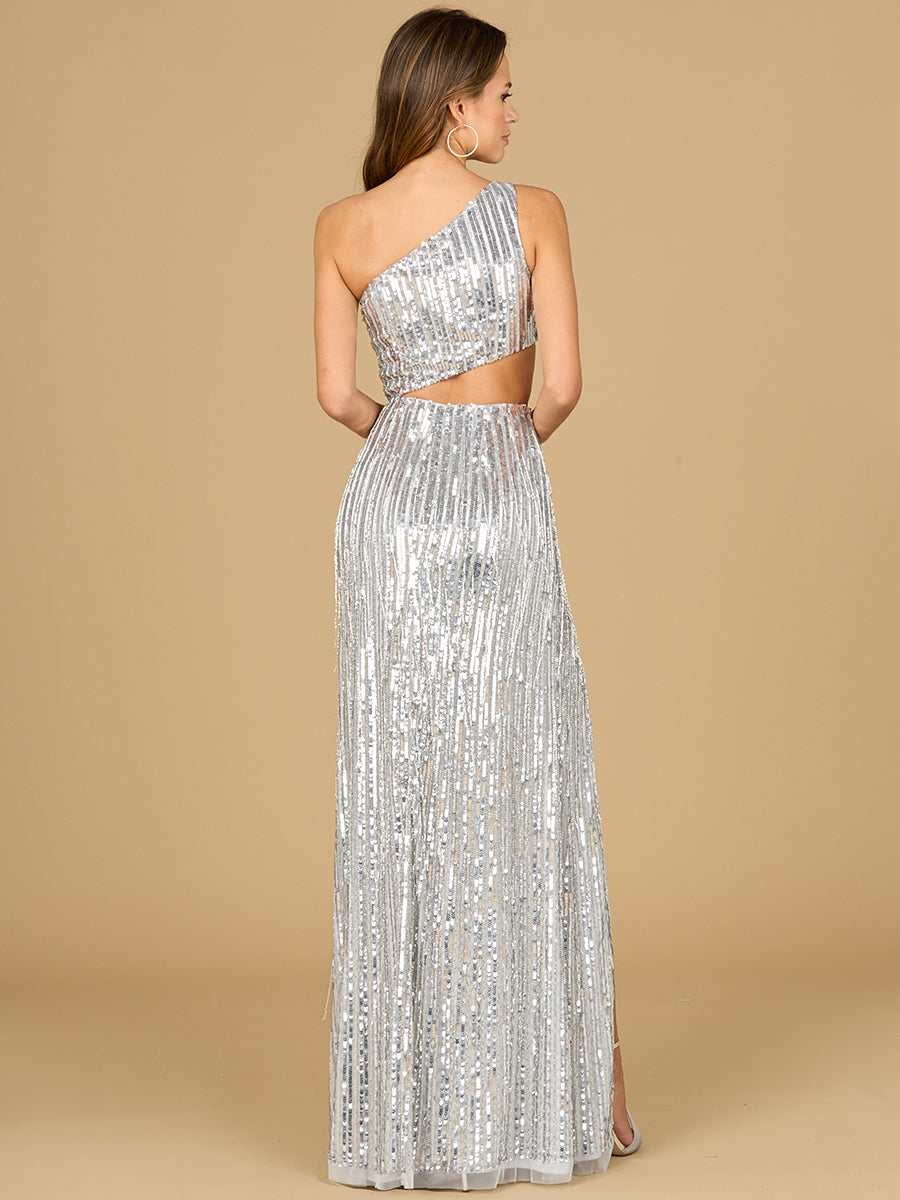 Style 9937 – Two-Piece Formal Set | Elegant Evening Suit in Black & Silver by Lara