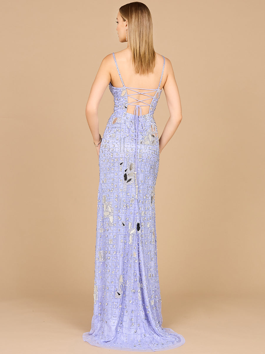 Style 9939 – Sleeveless A-Line Long Gown | Elegant Prom & Formal Evening Dress in Black, Nude & Periwinkle