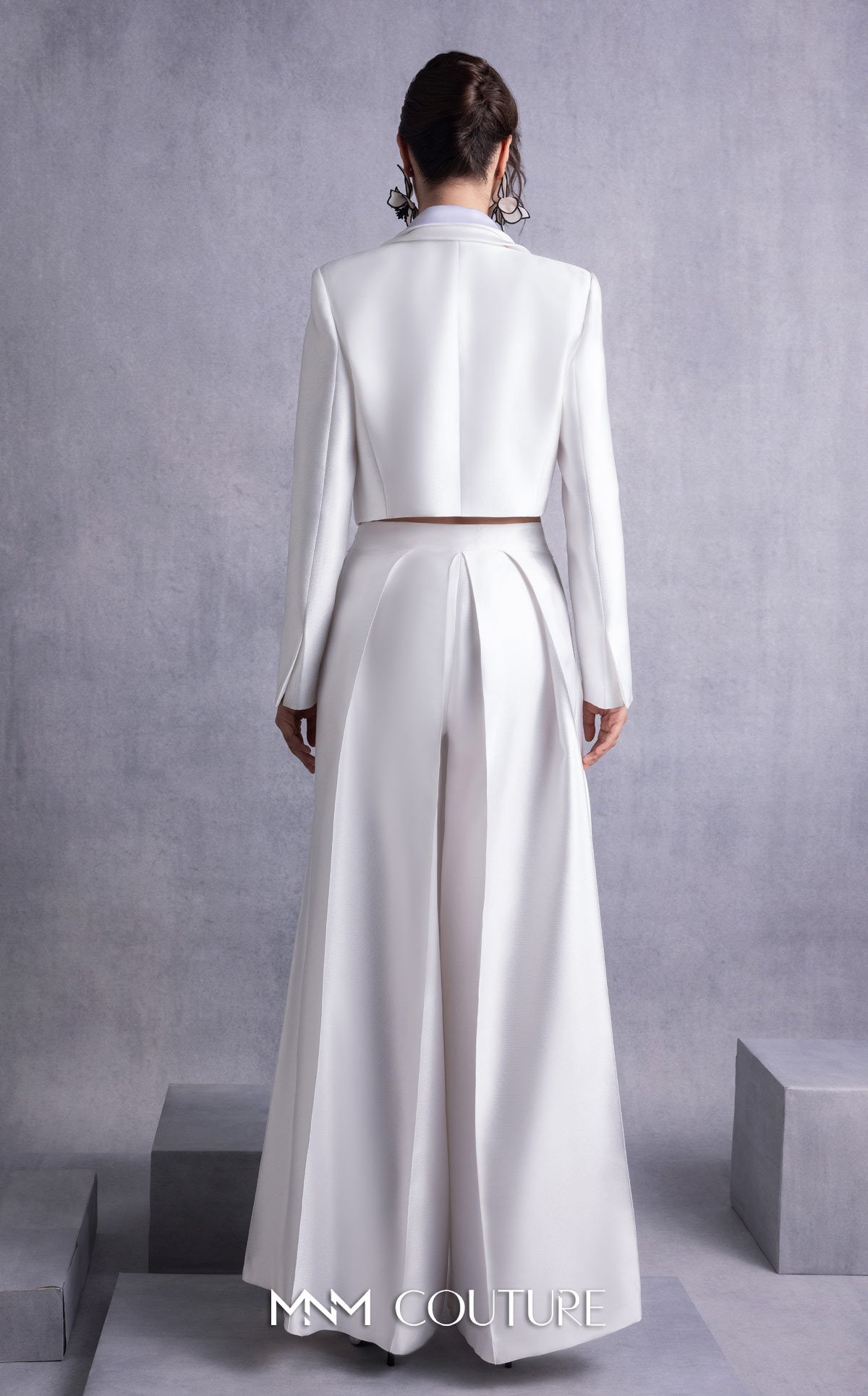 Style GOS2515 Cropped Piqué and Razmir Jacket Piqué Pants