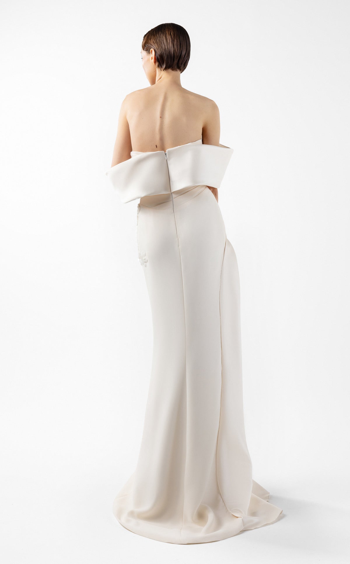Temptation Cream Dress, with Hand Embroidery G2007