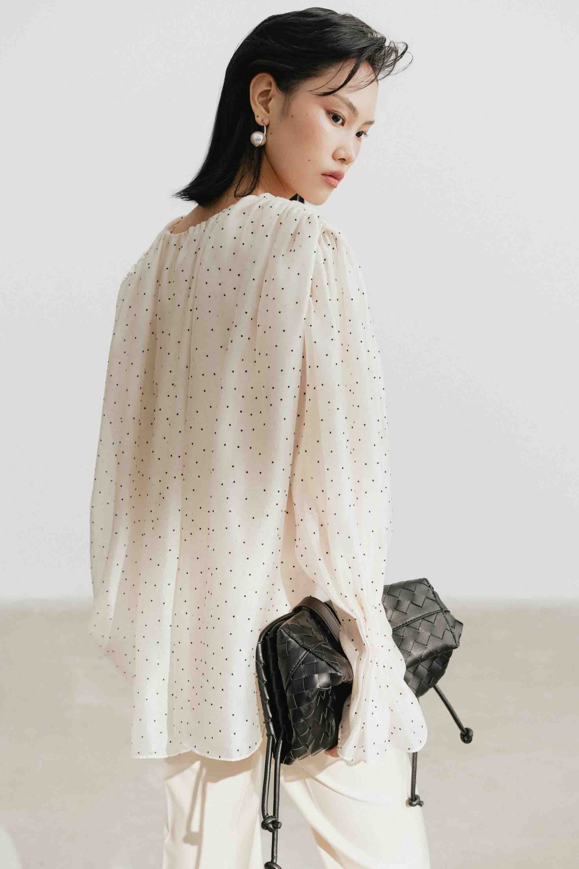 V-Neck Oversized Shirt