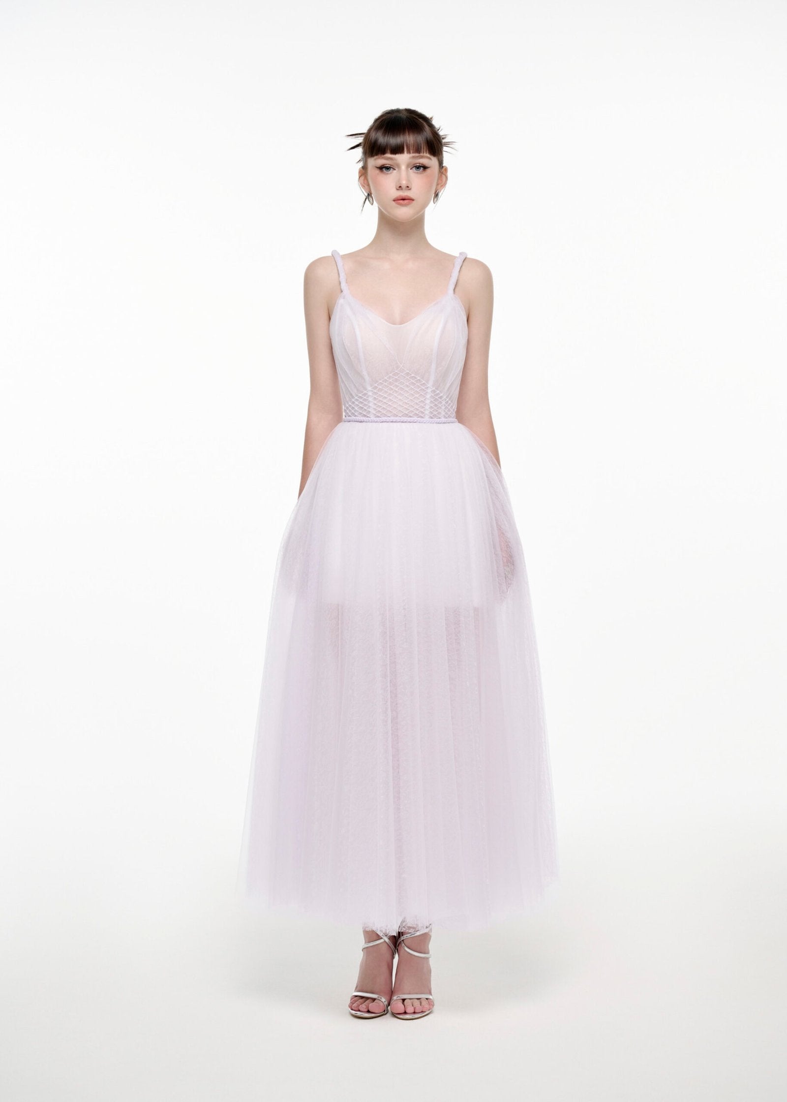 VELIA DRESS WHITE image 0