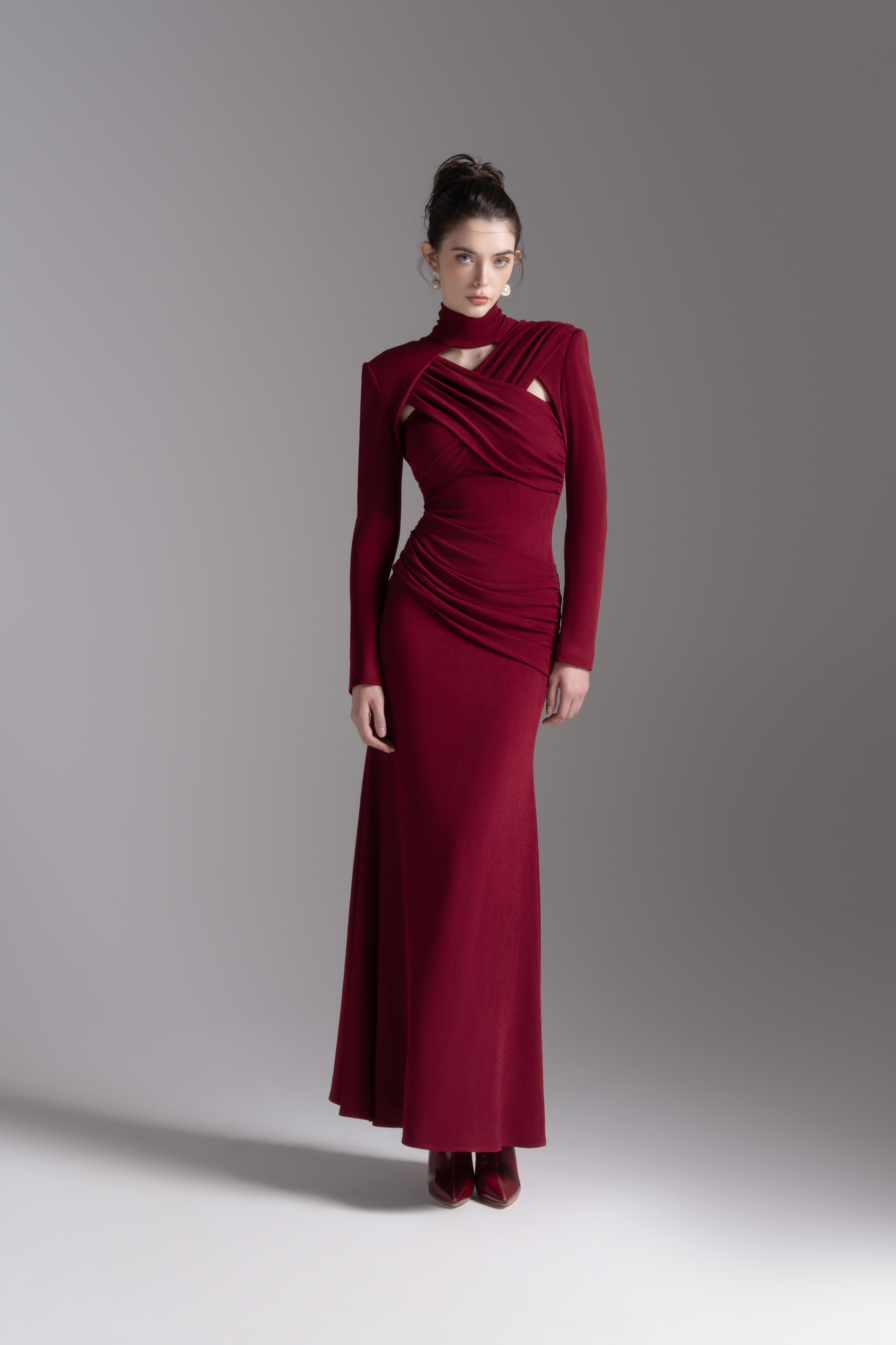 Vesta Ruche Dress