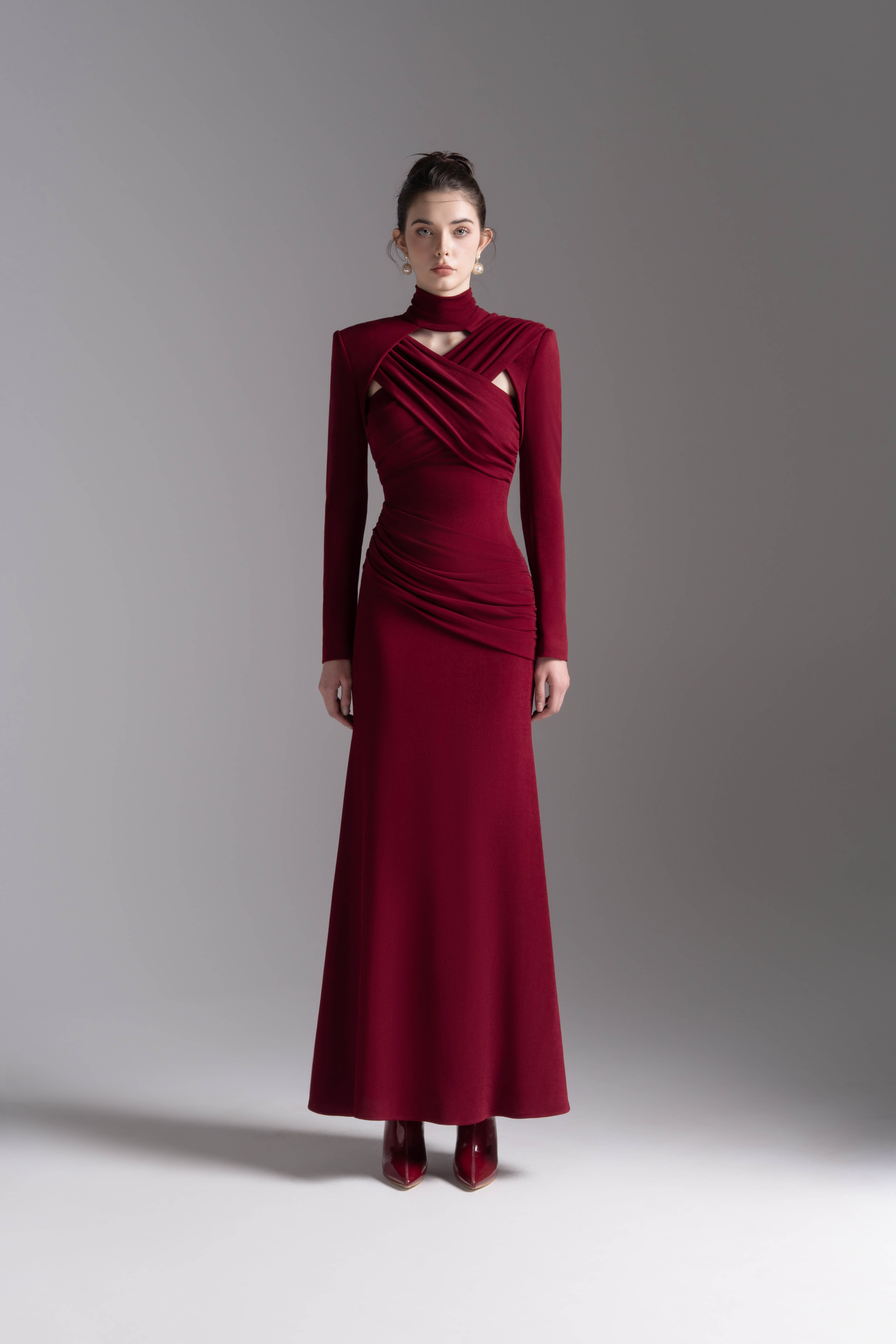 Vesta Ruche Dress