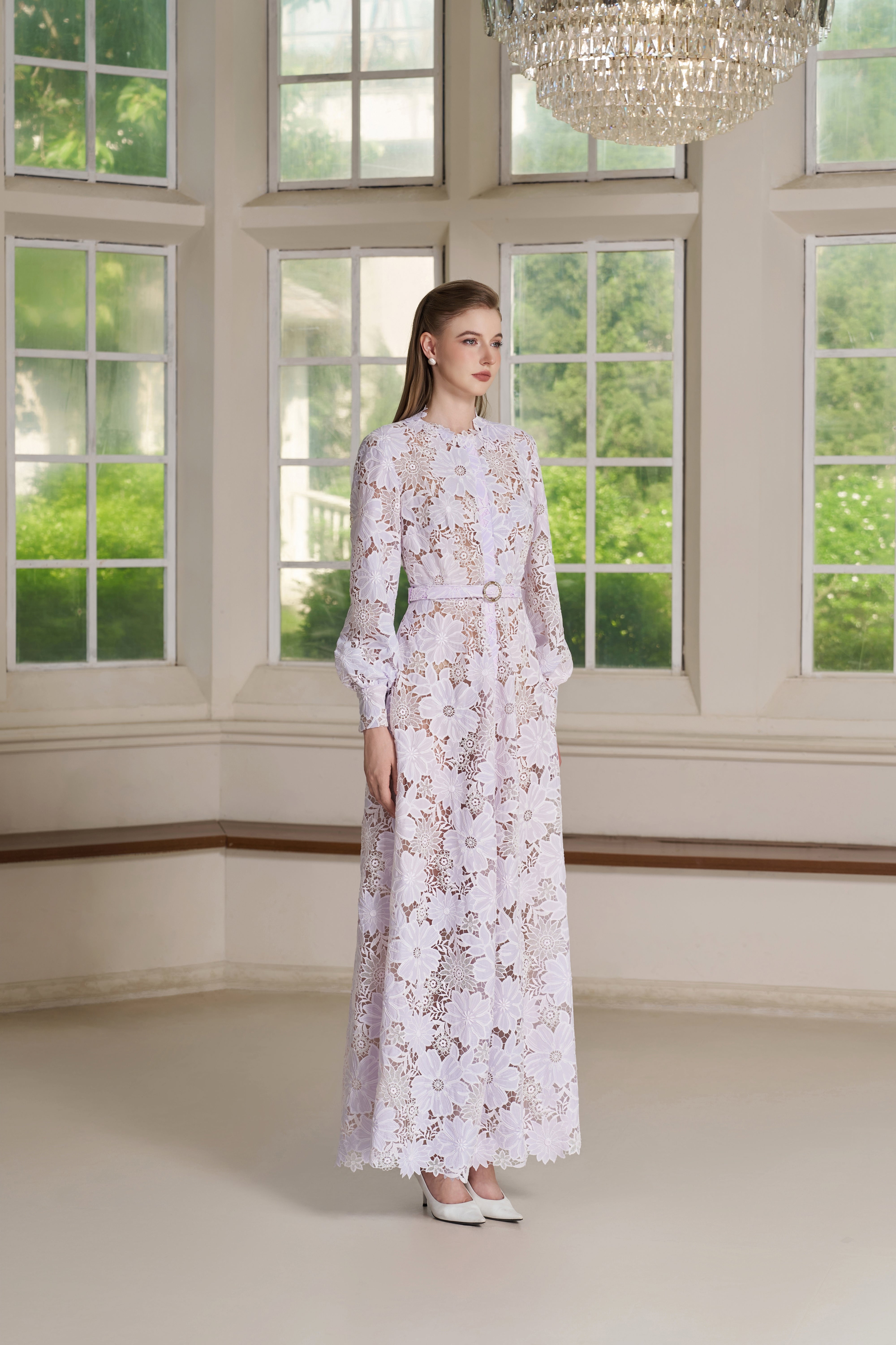 Virex Dress – Lavender Maxi Dress