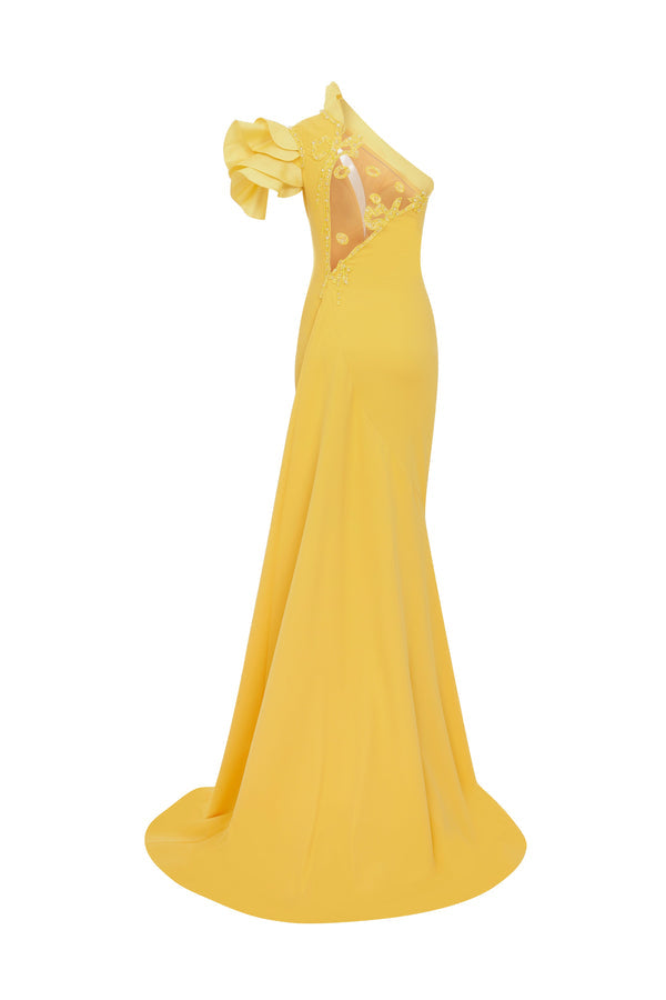 Fouad Sarkis 2736A Couture Evening Gown (Ready to Ship)