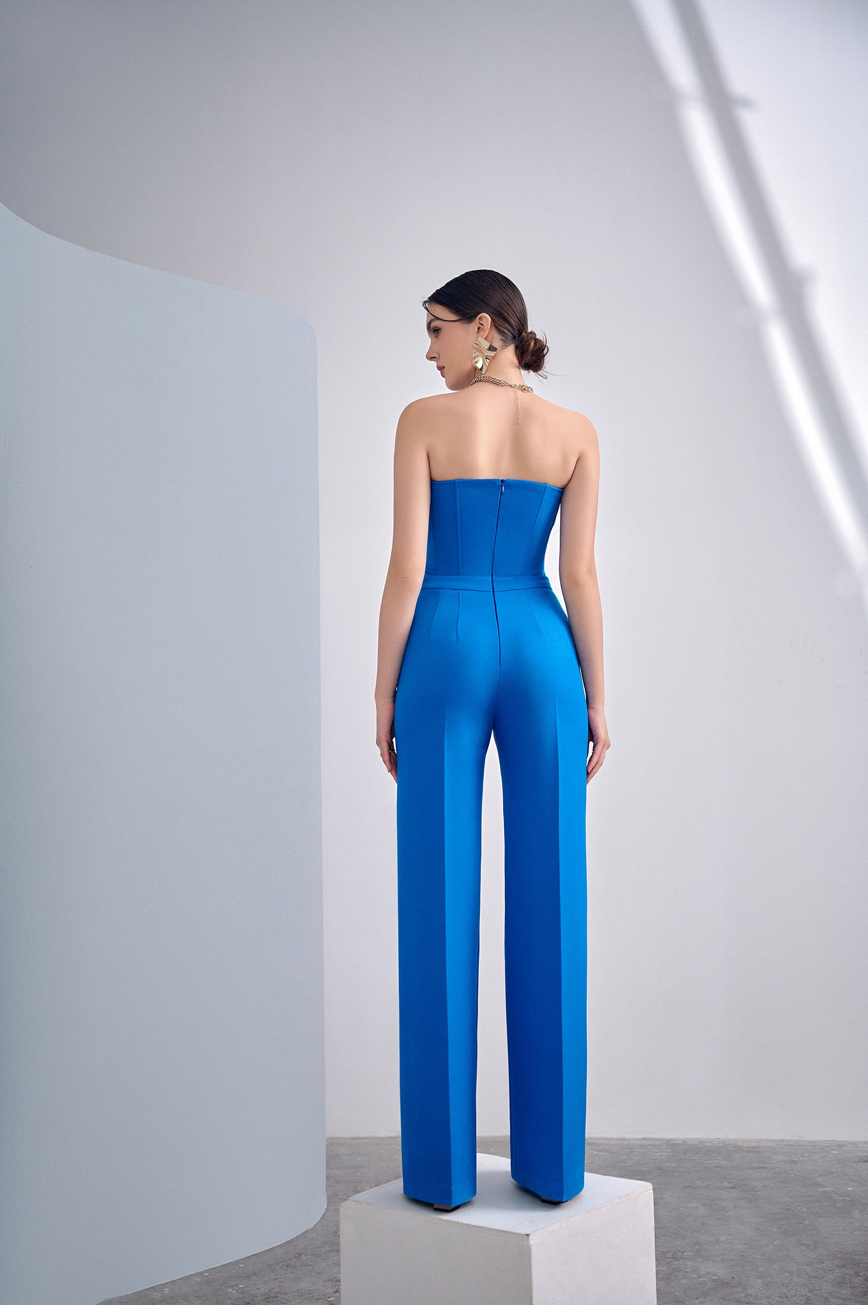 Zayla Sapphire Bust Jumpsuit