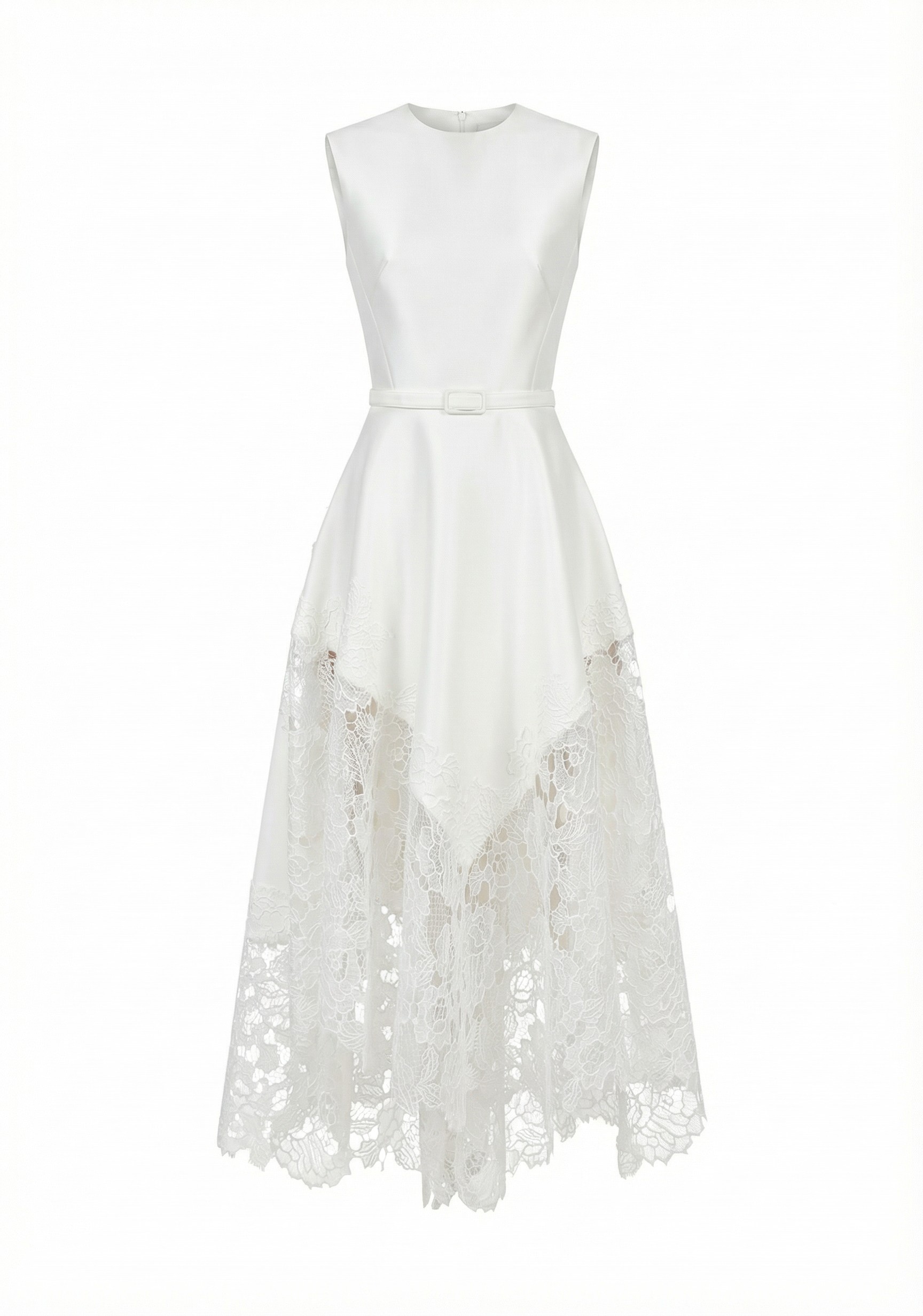 Elyn Dress – White Swan Midi Dress