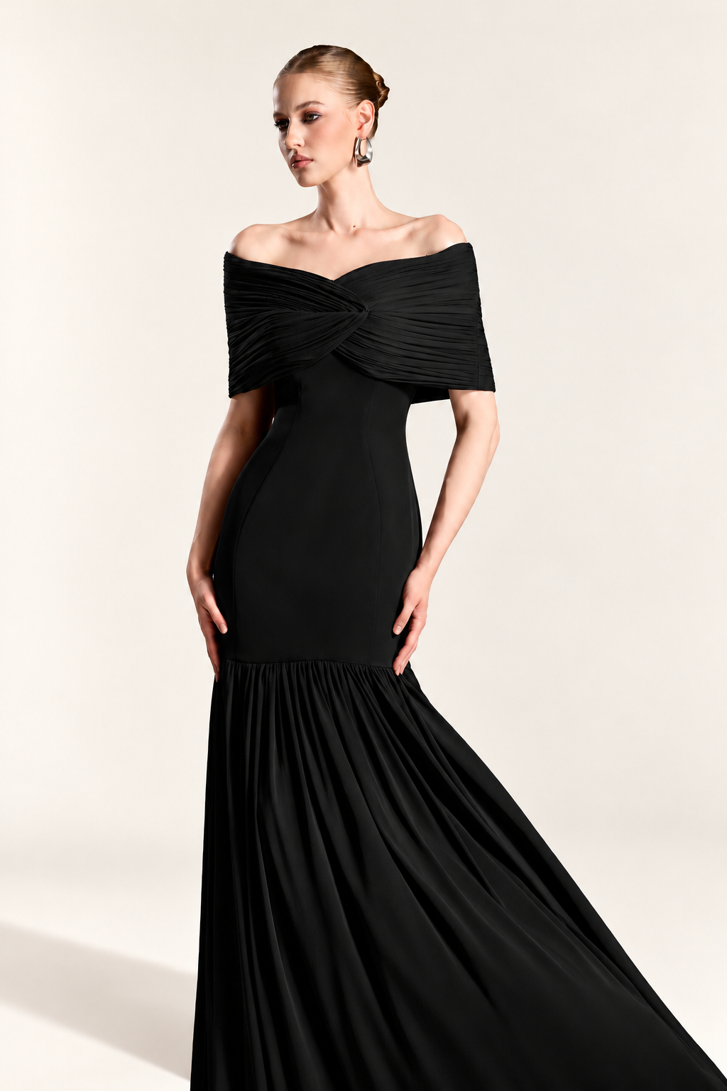 Pleated Flare Dress