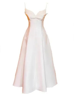 DRESS STYLE - SY790-Midi Dress-onlinemarkat-White-XS - US 2-onlinemarkat
