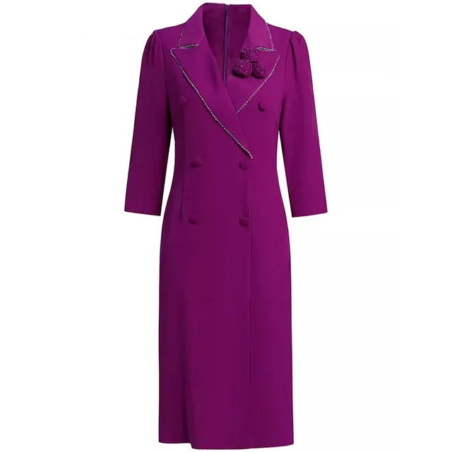 DRESS STYLE - SY536-Midi Dress-onlinemarkat-Purple-3XL - US 14-onlinemarkat