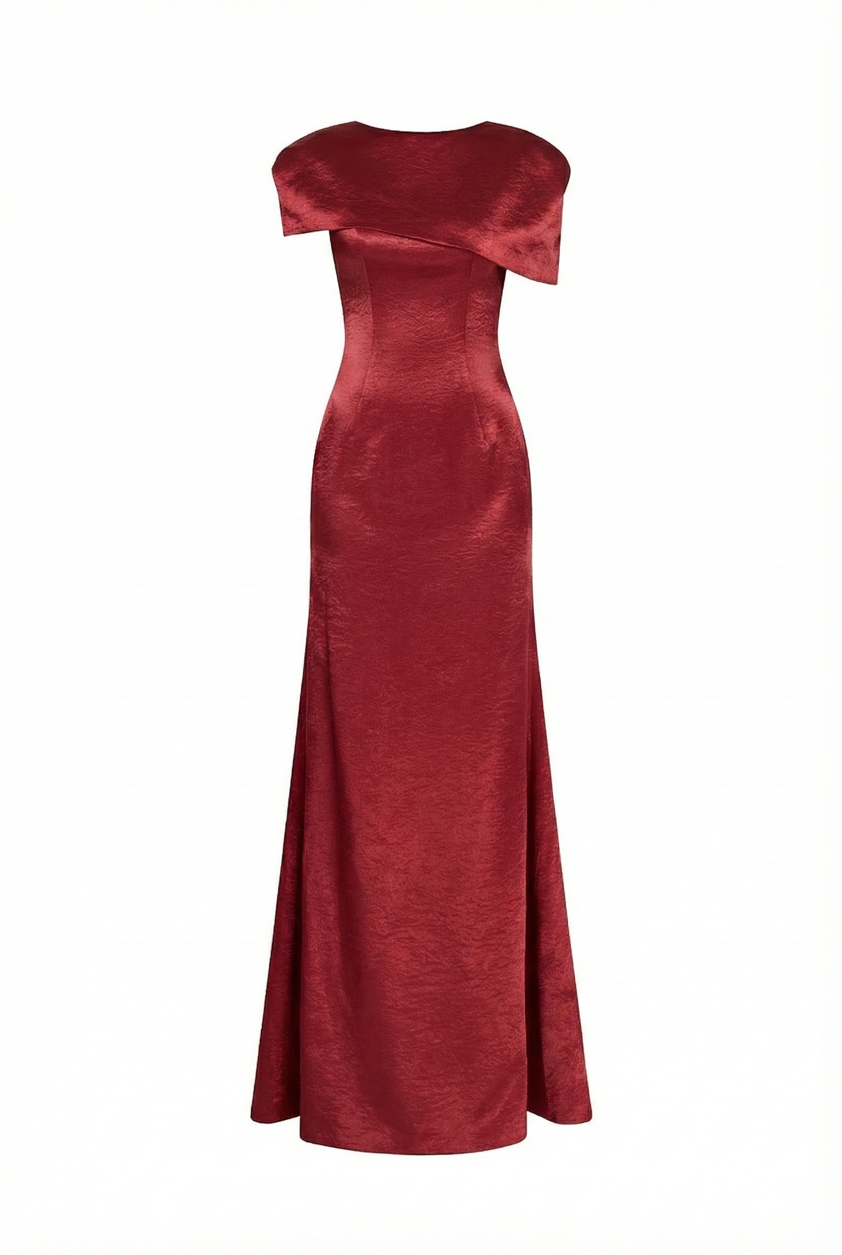 Iva Dress – Mandarin Red Maxi Dress