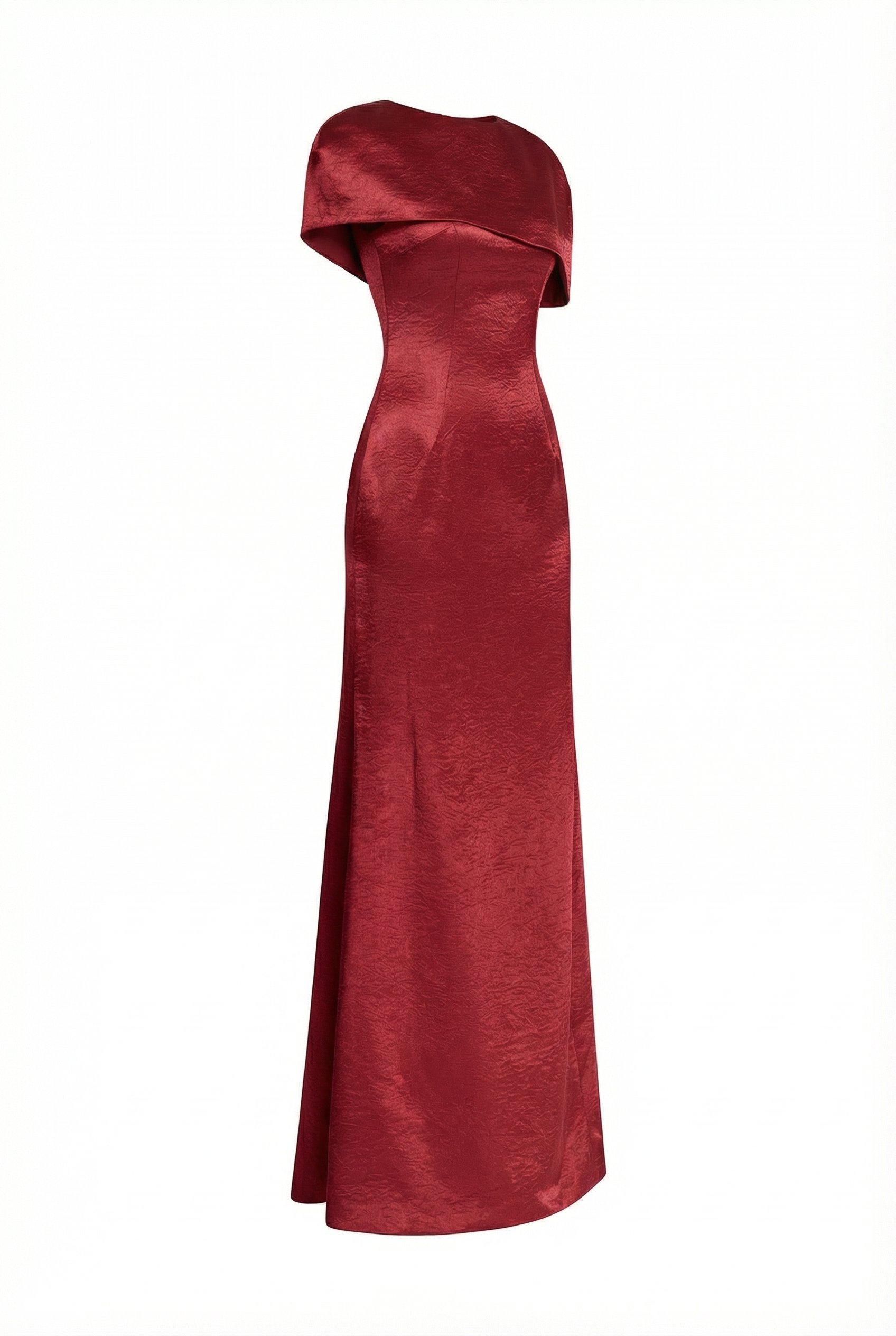 Iva Dress – Mandarin Red Maxi Dress