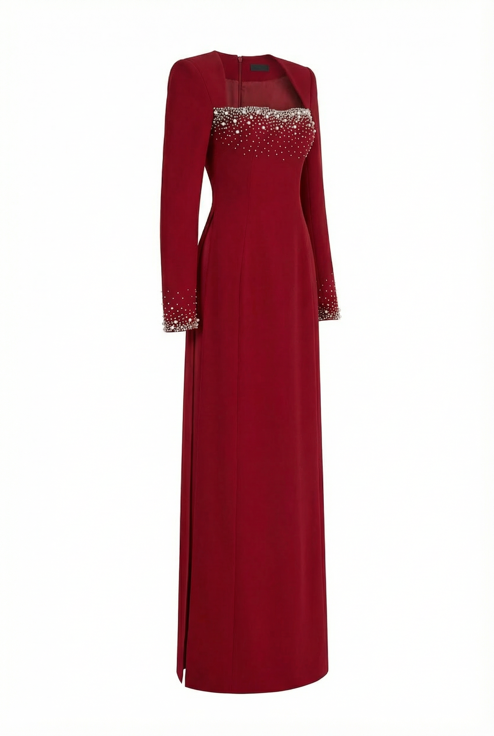 Elia Dress – Bordeaux Maxi Dress