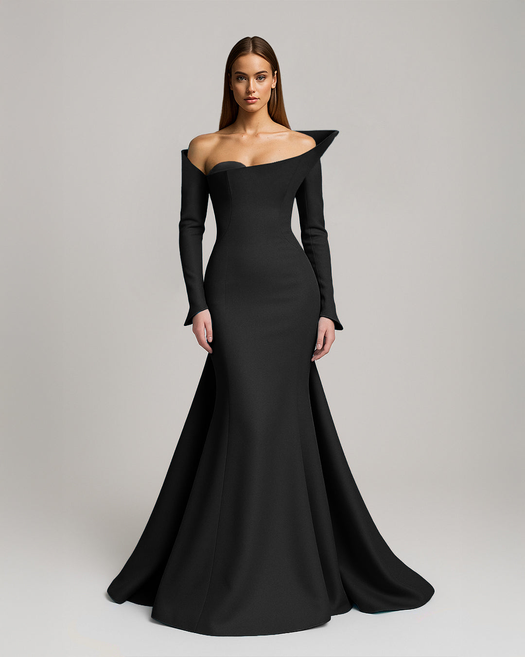 Fouad Sarkis F02910 Couture Evening Gown