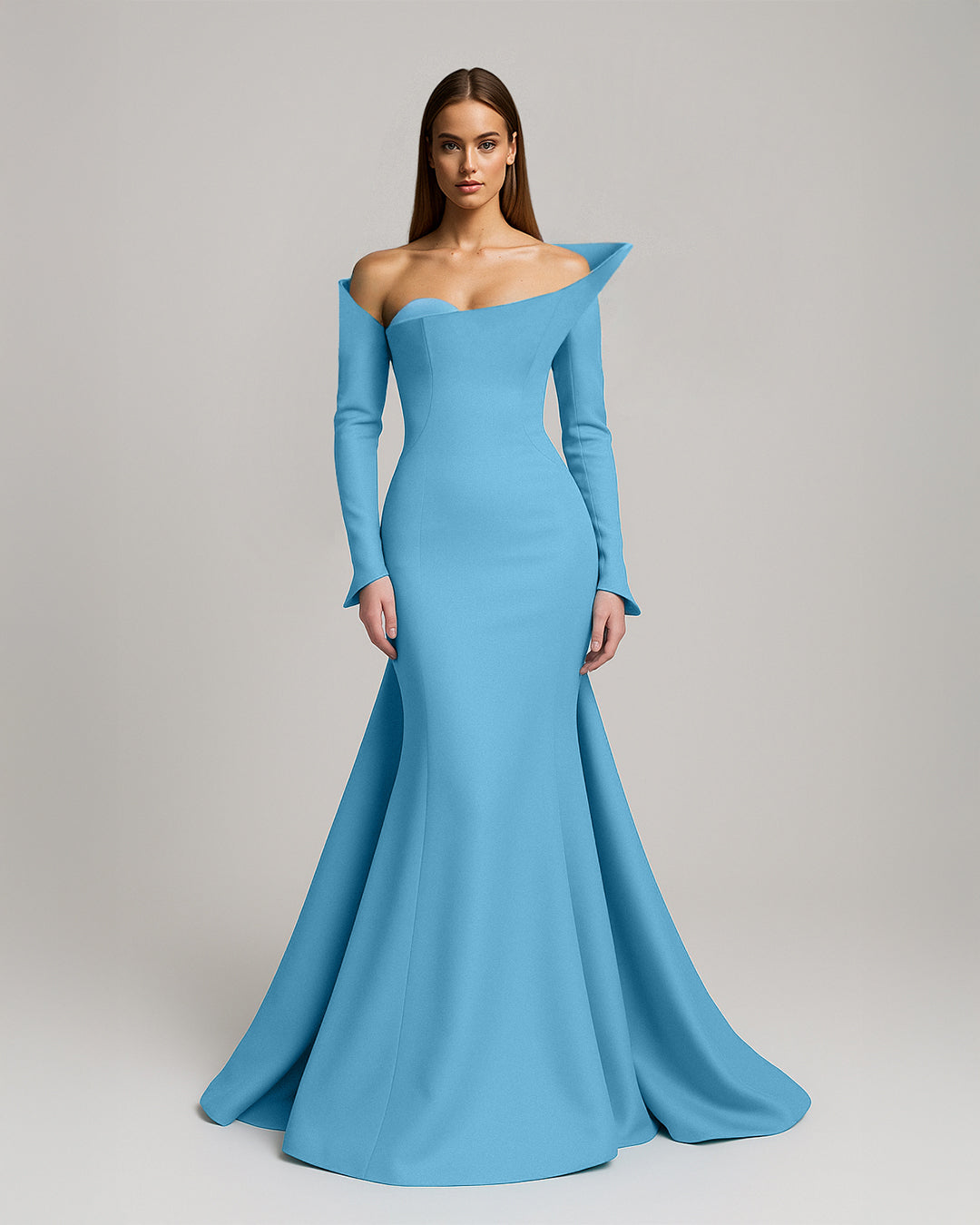 Fouad Sarkis F02910 Couture Evening Gown