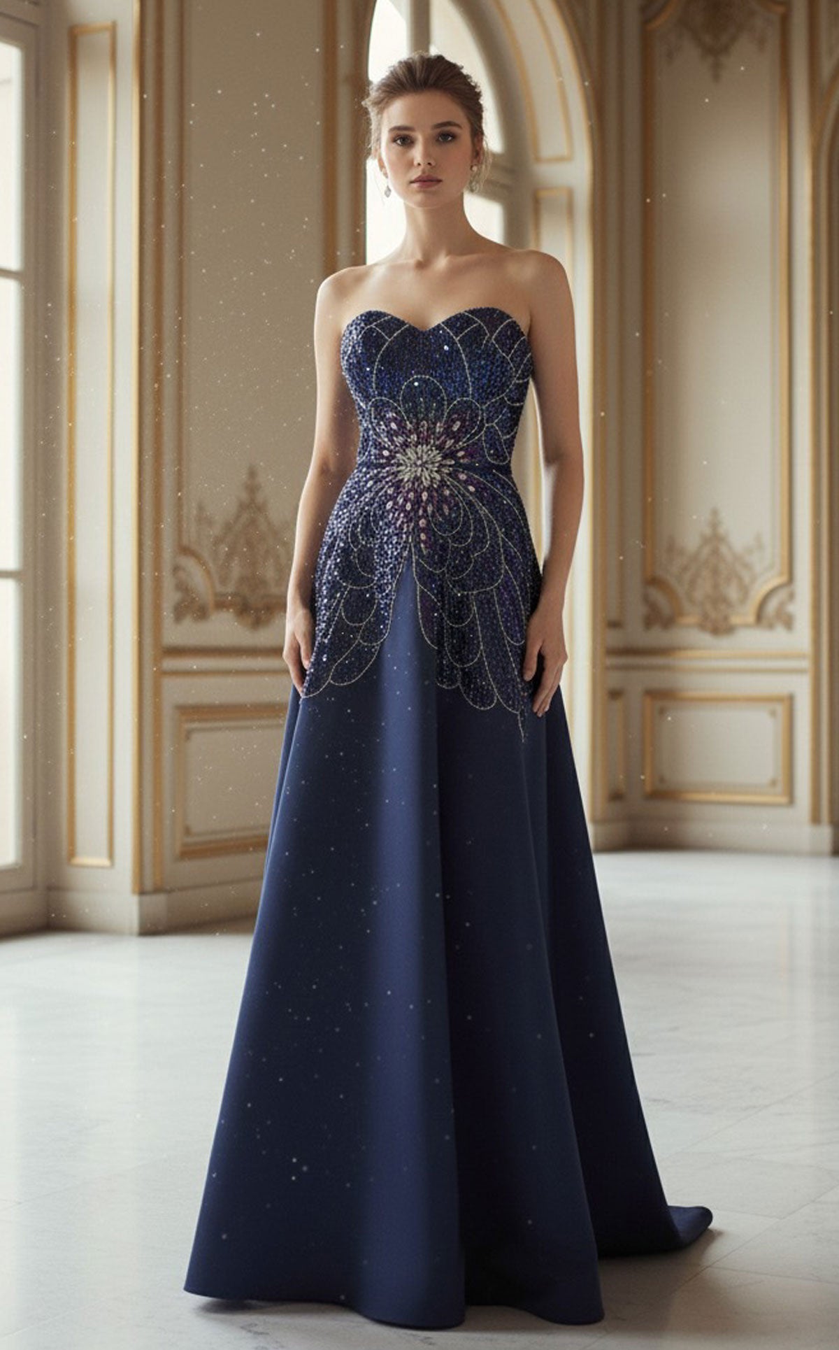 MNM Couture B1167 in Navy Blue – additional view