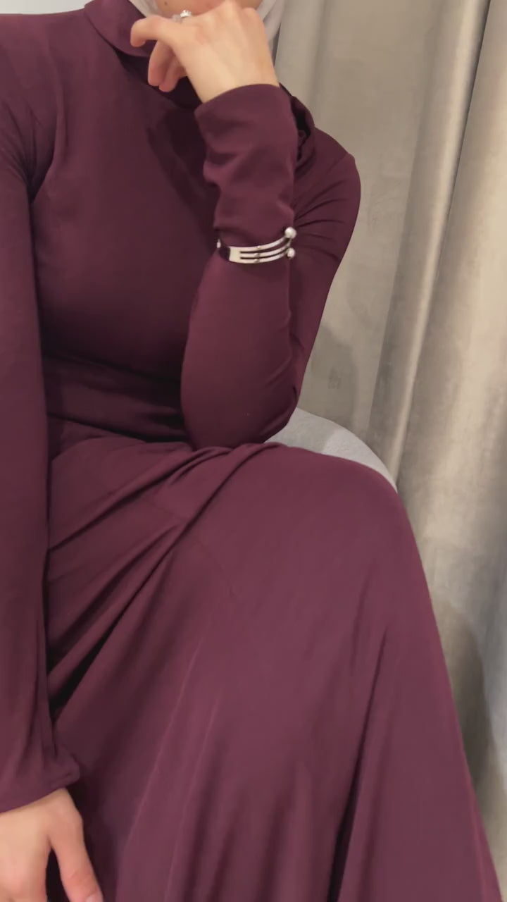 Logo-free luxury dress detail: lallee rosette