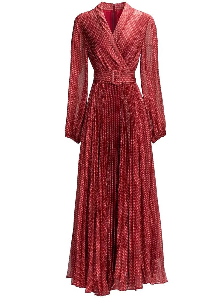 DRESS STYLE - NY970-maxi dress-onlinemarkat-Red-XS - US 2-onlinemarkat